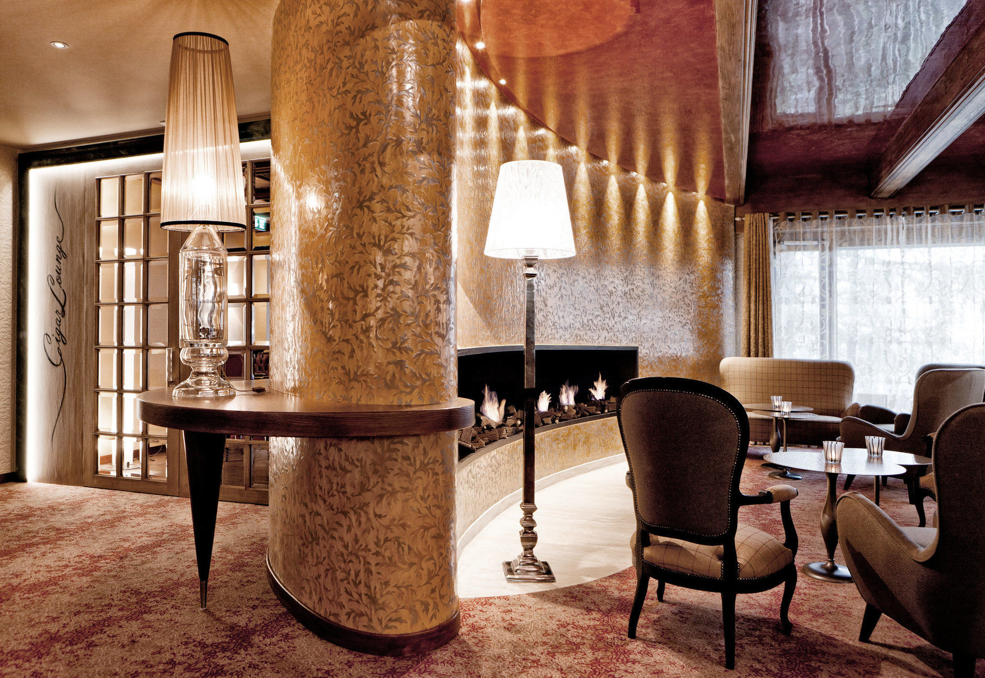 Tschuggen Grand Hotel - The Leading Hotels Of The World Ароза Ресторан фото